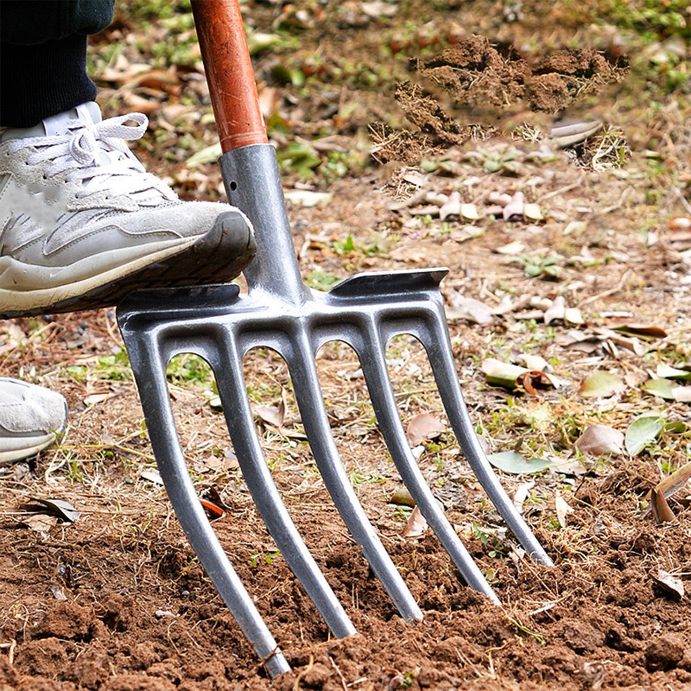 Spade Digging Fork - Fourche à creuser robuste en acier